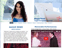 Tablet Screenshot of maggierenee.com